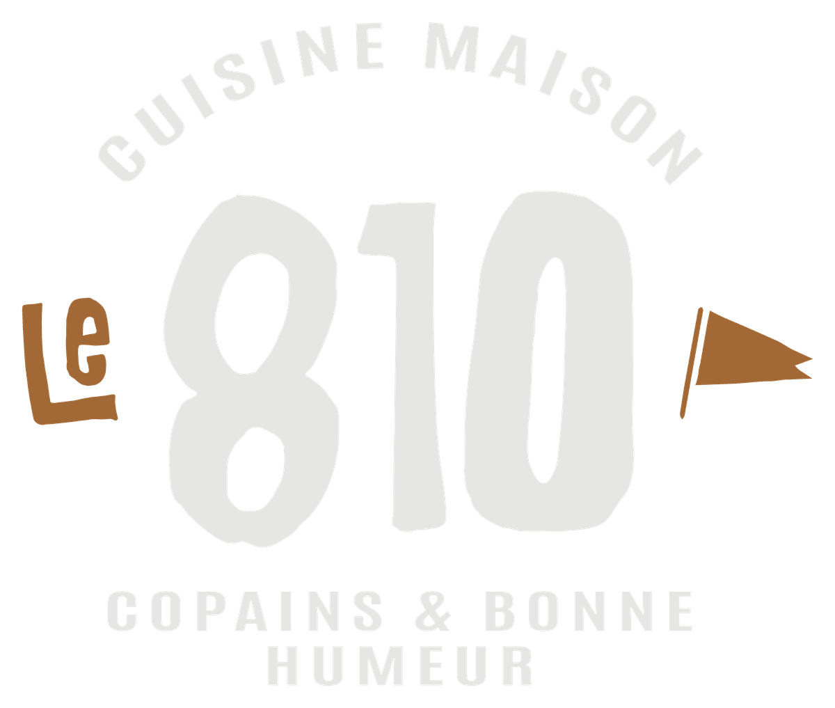Badge avec signature — Couleur · fond sombre