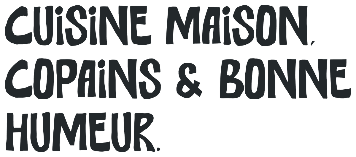 Signature typographique — Monochrome charbon