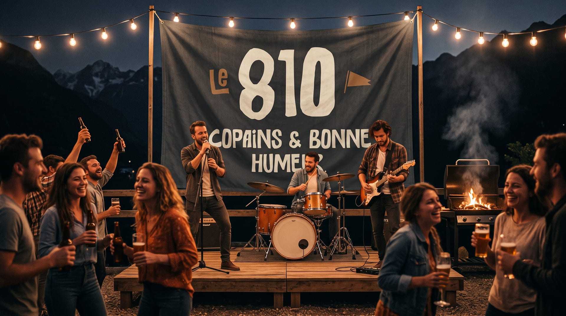 Concert sur la terrasse — maquette Le 810