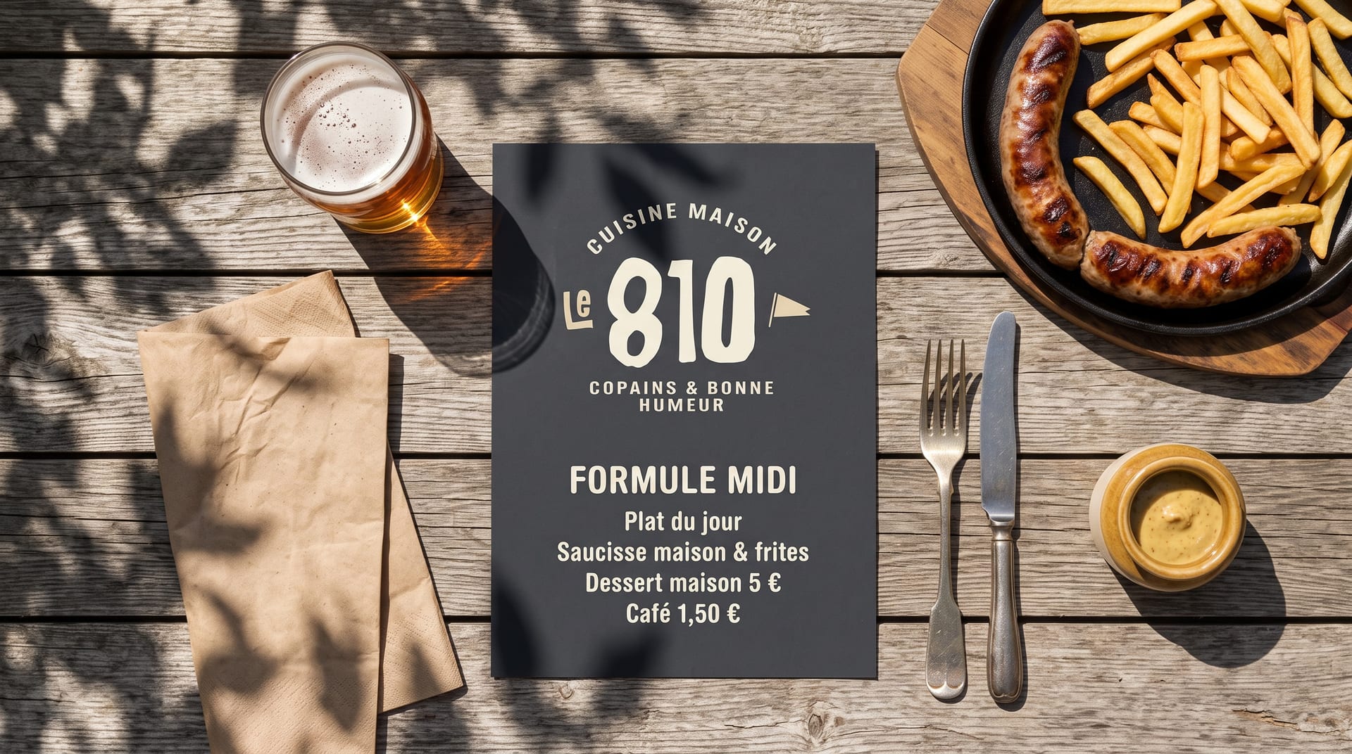 La formule du midi — maquette Le 810